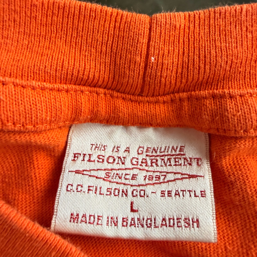 Filson Orange Graphic Short Sleeve Tee - Picture 5 of 6